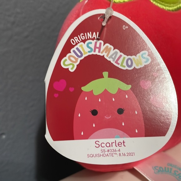 5” strawberry Squishmallow plush (Scarlet) - Picture 3 of 3